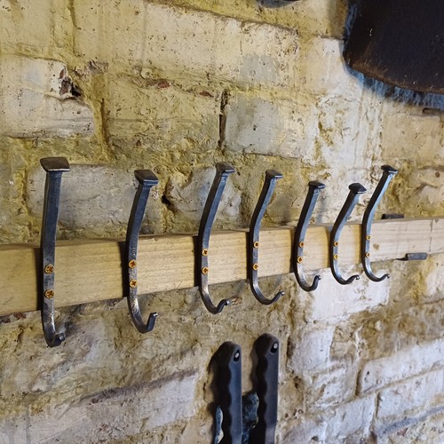 Hand forged blacksmith nail - forged,