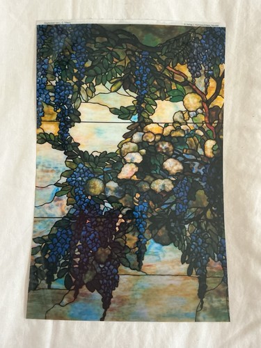 Tiffany stained glass - stained, wisteria