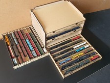Stackable Craft/Model Railway Train Rolling Stock Storage 4 Drawers  N Gauge/009