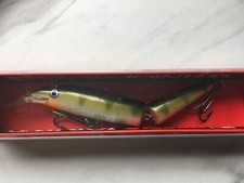 Rapala Jointed Floating Lure - Yellow Perch - 13cm - J13. Made of Abache Wood.