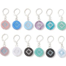 12pcs Stitch Markers, Rhombus