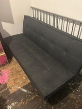 2-Seater Futon Sofa Bed Metal