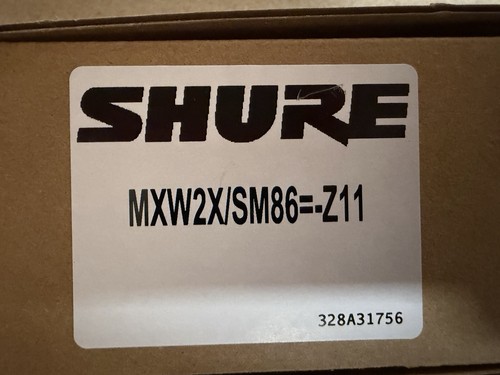 Shure mxw2x sm86 - shure, mxw2x/sm86=-z11