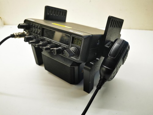 Dual desk stand for radios - desk,