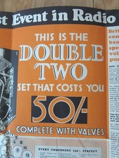 1930s ADVERTISING LEAFLET 'THE