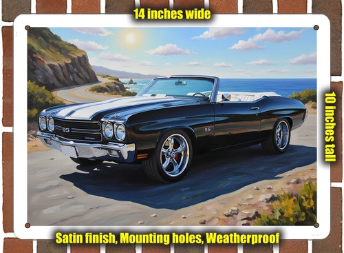 Metal sign 1970 chevrolet - sign,