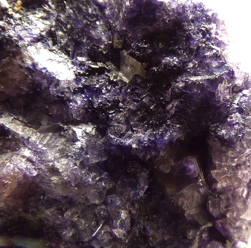 Blue john fluorite crystal - john,