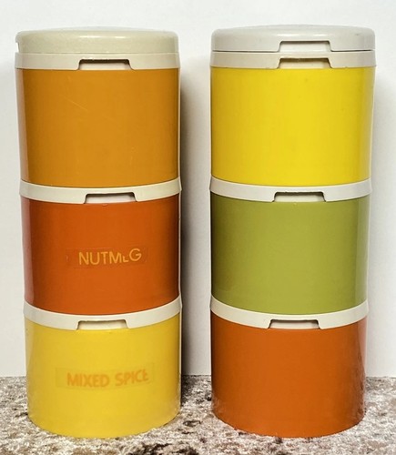 Vtg tupperware stackable spice - stackable,