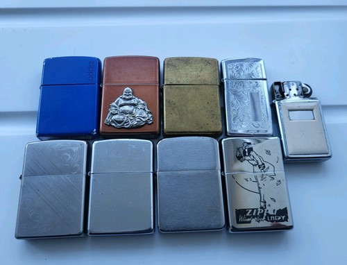 Zippo lighter collection - zippo,