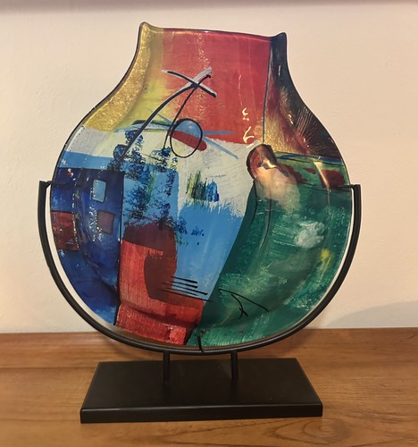 Murano jasmin art glass tear - murano,,