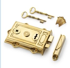 Solid Brass Rim Lock