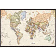5x3ft 7x5ft A1 A2 Large Map of
