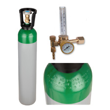 Argon Gas Bottle Cylinder TIG AC Full 150B 8L Aluminum Welding + Gas Regulator