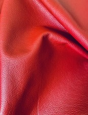 Scarlet Red Full grain Pebble