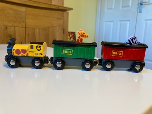 Brio wooden world safari train