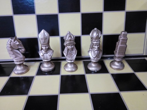 Medieval chess set - , molds