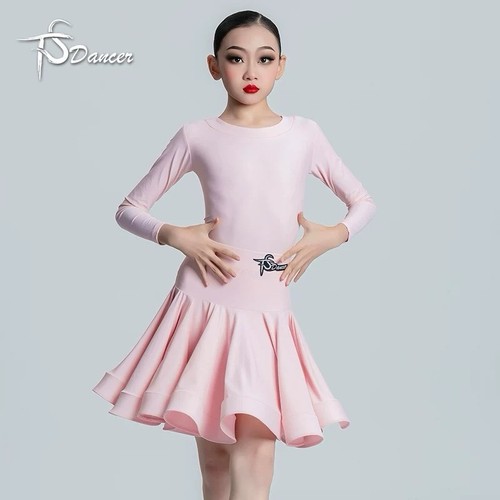 Girls pink latin - dance, dress