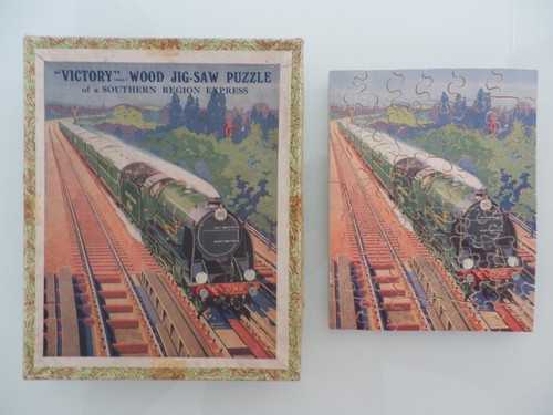 Vintage victory wooden jigsaw - vintage,