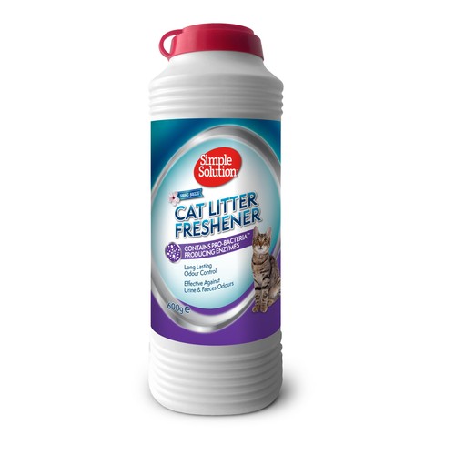 Cat litter freshener with - cat,
