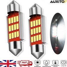 2PCS LED 12v CAR BULB C5W COB