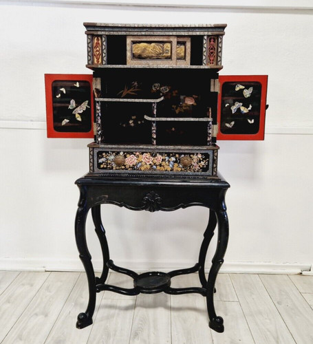Antique japanese cabinet 19th - antique,