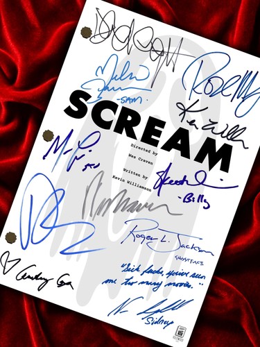 Scream signed movie - signed,