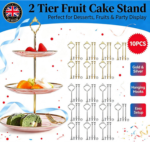 Set tiers cake plate - 3,