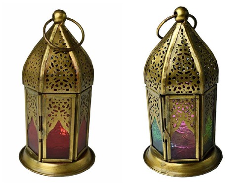 Moroccan lantern candle - lantern,