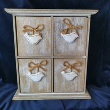 Wooden miniature chest of