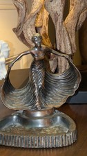 art nouveau style lady ashtray