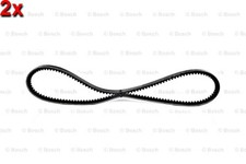 BOSCH V-Belt 2x Fits ALFA ROMEO FENDT FIAT FORD HYUNDAI IVECO 58-08 1987947642
