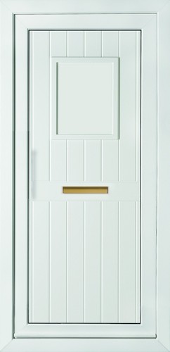 White full height upvc - upvc, door
