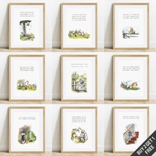 Winnie the Pooh Quote Prints, 3FOR2, Fab Wall Art Picture Gift, Pooh bear