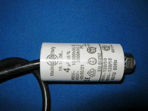 Ducati 4uf motor run capacitor - motor,