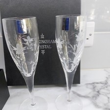 Pair Rockingham Crystal Hand