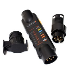12V 7 / 13 PIN CAR TRAILER TOWING LIGHTS WIRING CIRCUIT PLUG & SOCKET TESTER