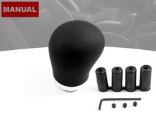 Gear Shift Manual Knob Stick PU Leather For VW Passat B6 B5 B7 Polo Bora