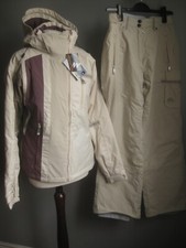 BNWT Ladies SKI SUIT UK 8 10 QUECHUA NEW UNWORN jacket Trousers pants