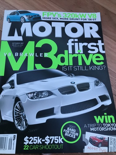 Motor car magazine sept 2007 - car,