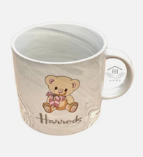 Harrods Coffee Mugs Cream Teddy Tea Milk Birthday Gift