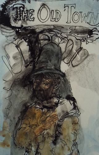Original watercolour figure - watercolour,, 'figure