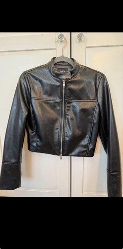 Zara women black faux - zara,