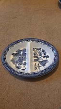 Churchill blue willow pattern