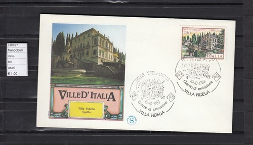 Fdc italy republic villas - fdc, of