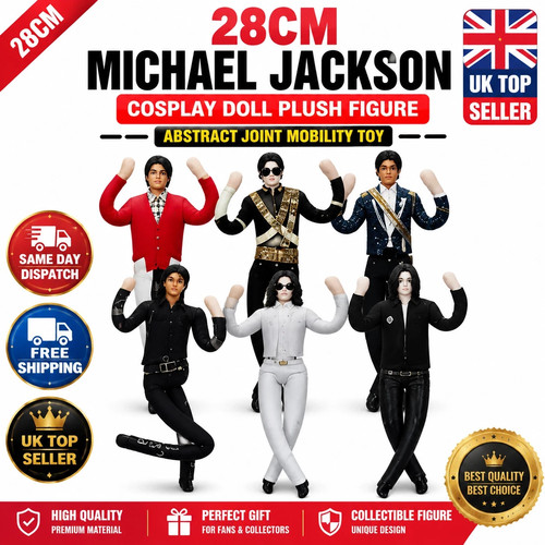 28cm michael jackson cosplay - michael,