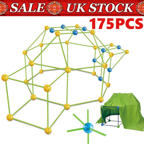 175pcs kids construction fort - 175pcs,