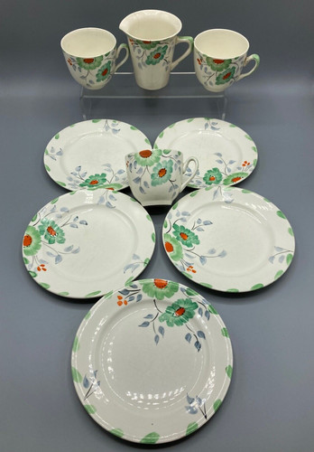 Vintage hand painted green - vintage,