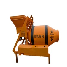 Two Phase Electric Drum Mixer Concrete Mixer Mobile Drum Mixing Tank Negotiable