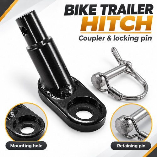 Steel bicycle trailer - steel,