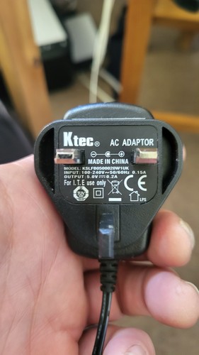 Genuine ktec ac dc - ktec, 1a,